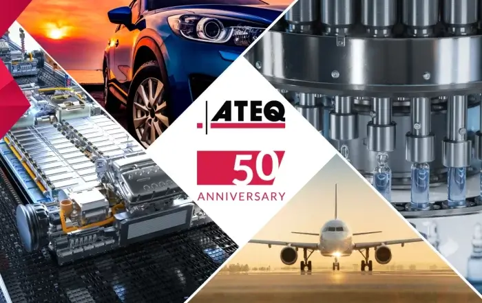 Image representing various industries using leak testers for the 50th anniversary of ATEQ