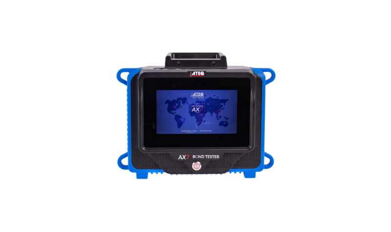 ATEQ AX7 bonding tester ATEQ AX7 portable bonding tester (milliohmmeter / microohmmeter) with touchscreen